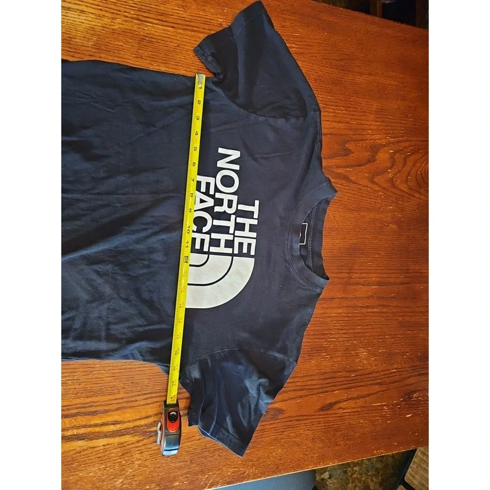 The North Face Classic Logo Graphic Tee - Black Short Sleeve Shirt Size S (A351)